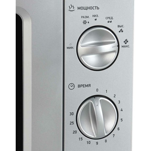Микроволновая печь BBK 17MWS-784M/B (серебристый) 5