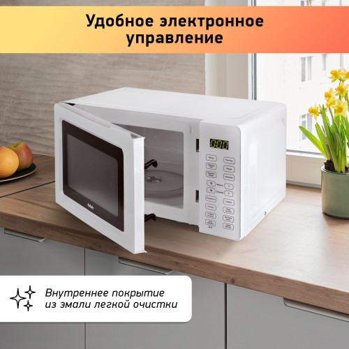 Микроволновая печь BBK 17MWS-785S/W (белый) 1