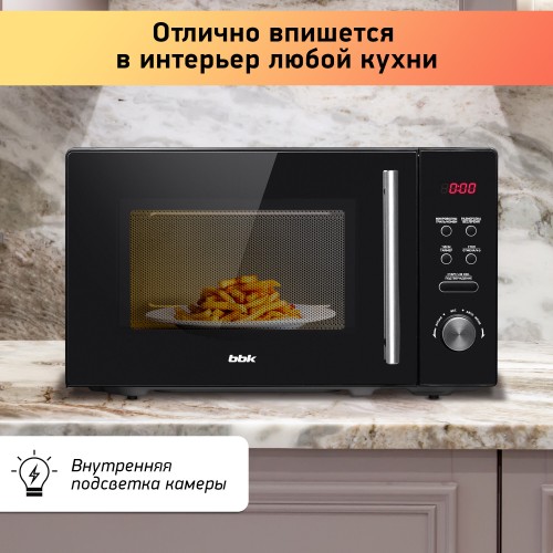 Микроволновая печь BBK 20MWG-732T/B-M (черный) 3