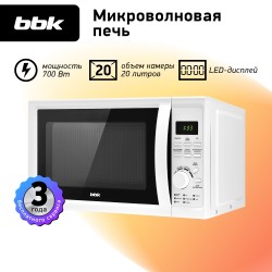 Микроволновая печь BBK 20MWS-719T/W (белый)