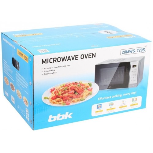 Микроволновая печь BBK 20MWS-729S/BS (серебристый) 8