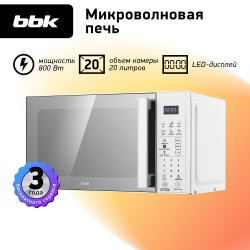 Микроволновая печь BBK 20MWS-805S/W (белый)