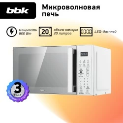 Микроволновая печь BBK 20MWS-805S/W (белый)