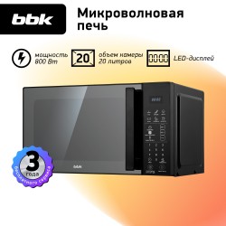Микроволновая печь BBK 20MWS-806S/B (черный)