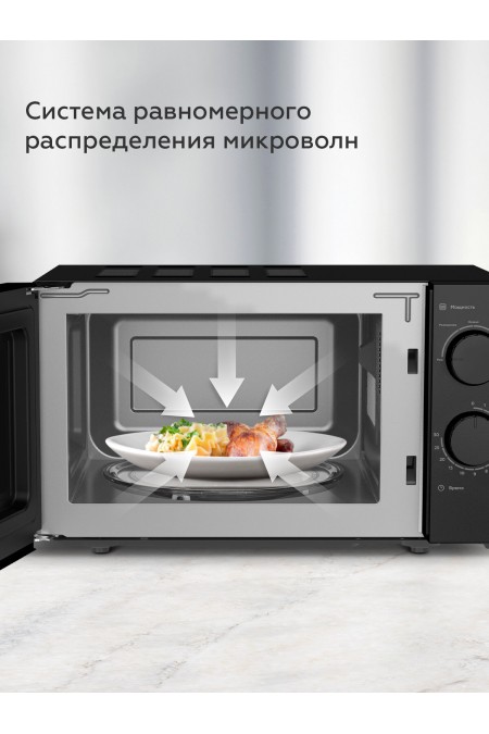 Микроволновая печь BQ MWO-20013SM (черный) 4