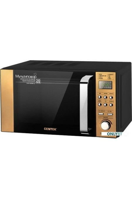 Микроволновая печь CENTEK CT-1584 GOLD (черный/золотой) 