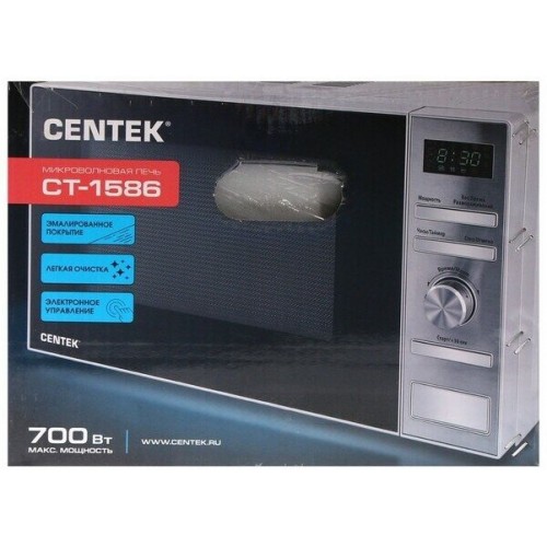 Микроволновая печь CENTEK CT-1586 (серебристый) 8