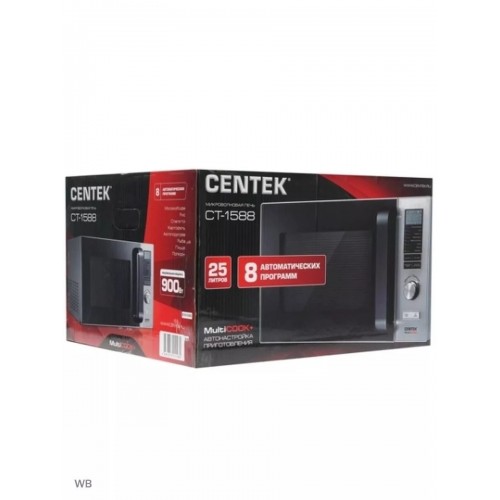 Микроволновая печь CENTEK CT-1588 (серебристый) 8