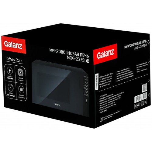 Микроволновая печь Galanz MOG-2375DB (черный) 5