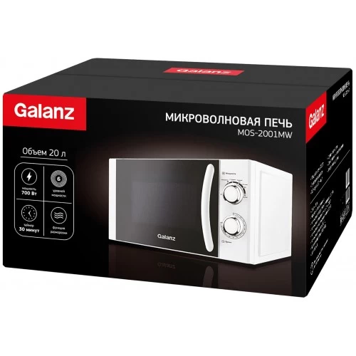 Микроволновая печь Galanz MOS-2001MW (белый) 4