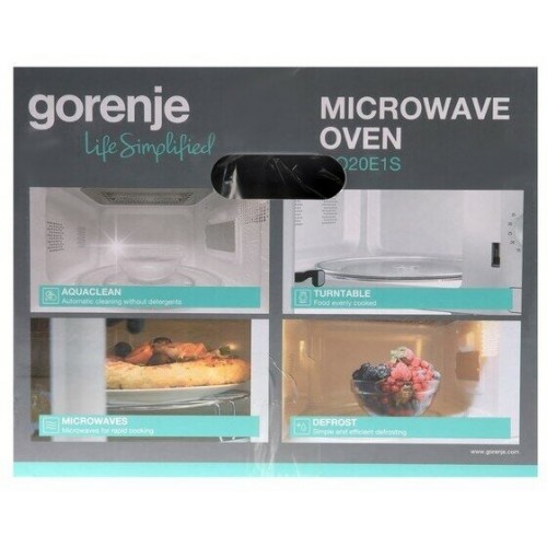 Микроволновая печь Gorenje MO20E1S (серебристый) 5