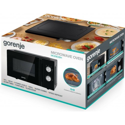 Микроволновая печь Gorenje MO20E2BH (черный) 7