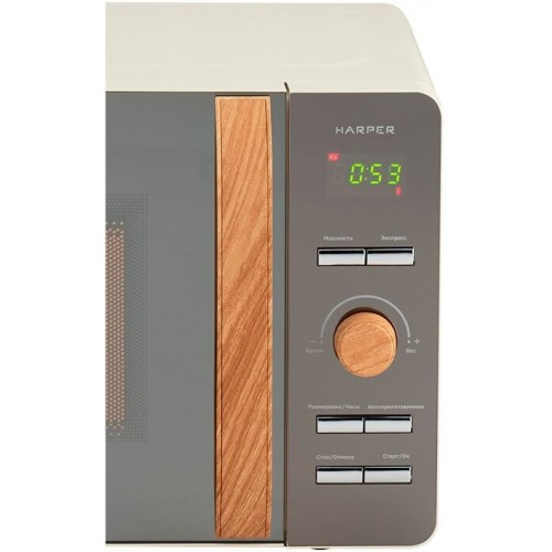 Микроволновая печь HARPER HMW-20ST03 CREAMY (бежевый) 5