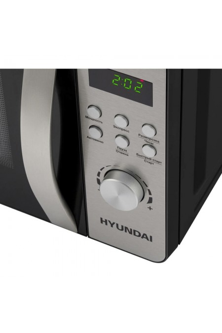 Микроволновая печь Hyundai HYM-D2074 (черный/серебристый) 3