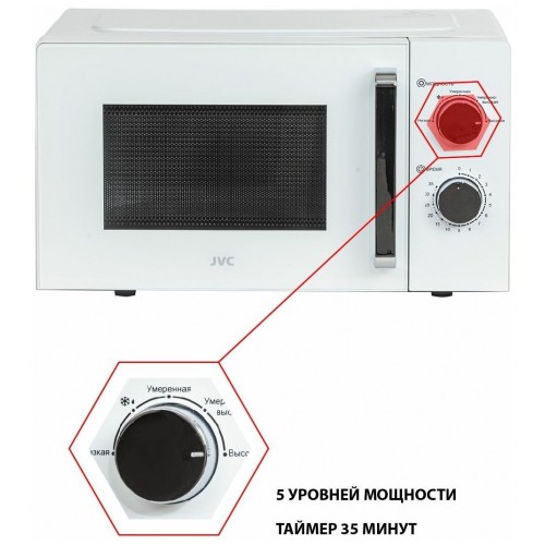 Микроволновая печь JVC JK-MW149M (белый) 5