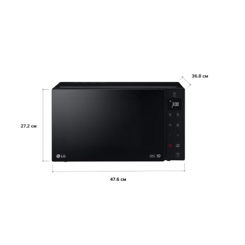Микроволновая печь LG MW-25R35GIS (черный) 4