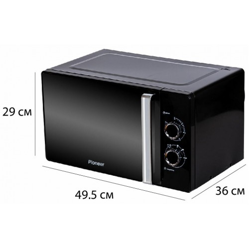 Микроволновая печь Pioneer MW361S (черный/серебристый) 6