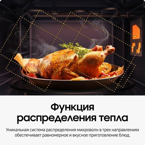 Микроволновая печь Samsung MG23T5018AN/BW (серебристый/мятный) 3