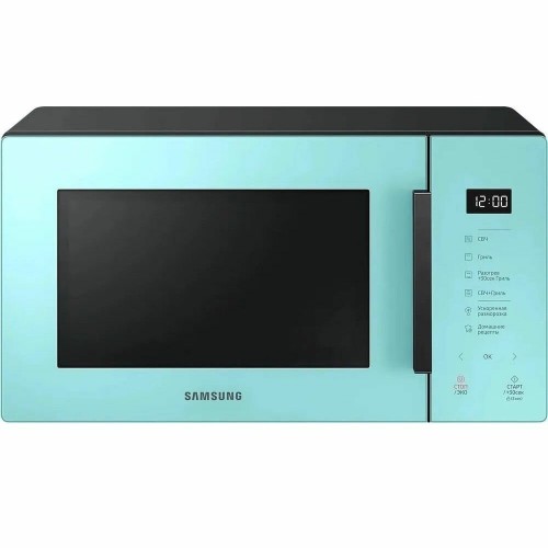 Микроволновая печь Samsung MG23T5018AN/BW (серебристый/мятный) 6