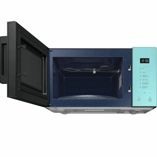 Микроволновая печь Samsung MG23T5018AN/BW (серебристый/мятный) 8