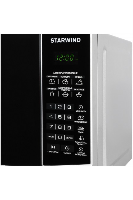 Микроволновая печь Starwind SMW3120 (серебристый/черный) 3