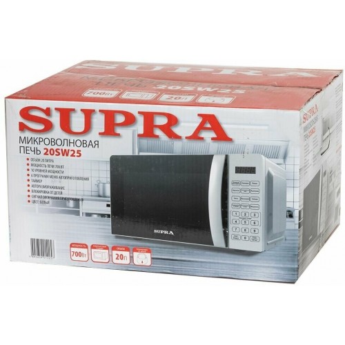 Микроволновая печь Supra 20SW25 (белый) 8