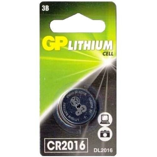 Батарейка GP Lithium CR2016-2C1 (CR2016, 1шт) 2