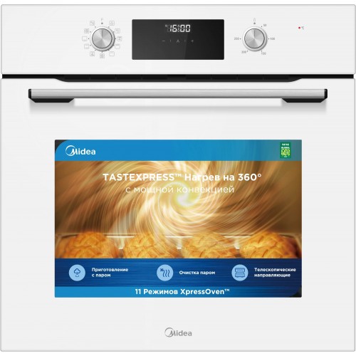 Электрический духовой шкаф Midea MO69103GW (черный) 1