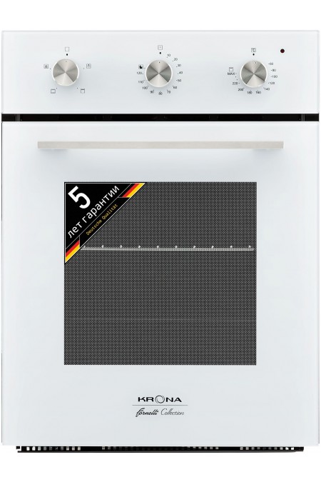 Электрический духовой шкаф Krona BREVE 45 WH (белый) 