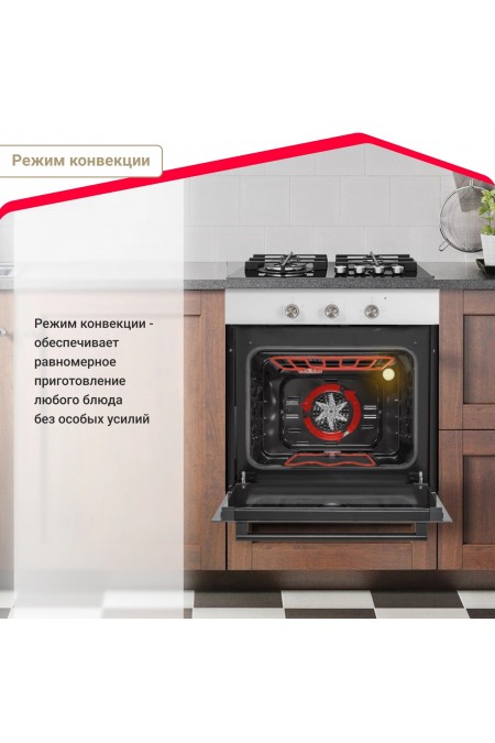 Электрический духовой шкаф Simfer B6EC16016 (белый) 7