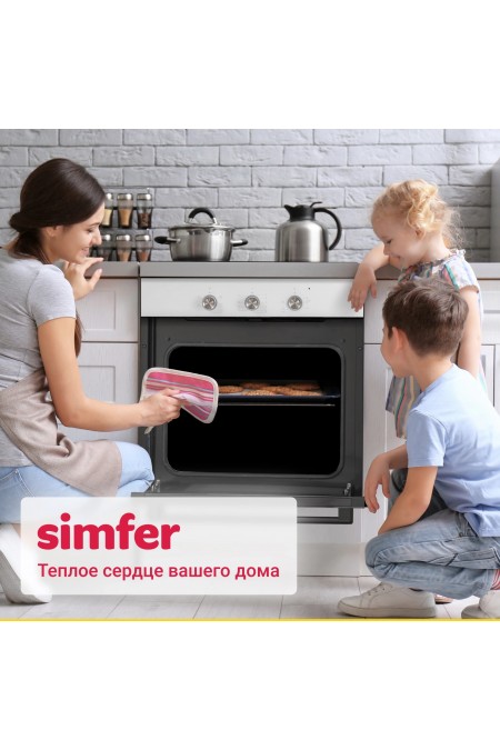 Электрический духовой шкаф Simfer B6EC16016 (белый) 8