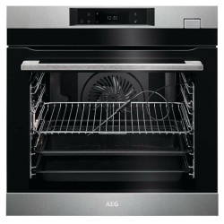 Электрический духовой шкаф AEG BSK788380M (серебристый)