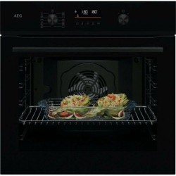Электрический духовой шкаф AEG NBU5P411SB (черный)