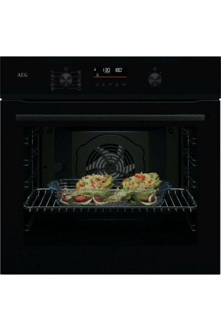 Электрический духовой шкаф AEG NBU5P411SB (черный) 