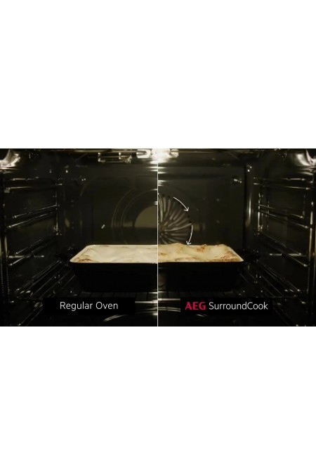 Электрический духовой шкаф AEG NBU5P411SB (черный) 1