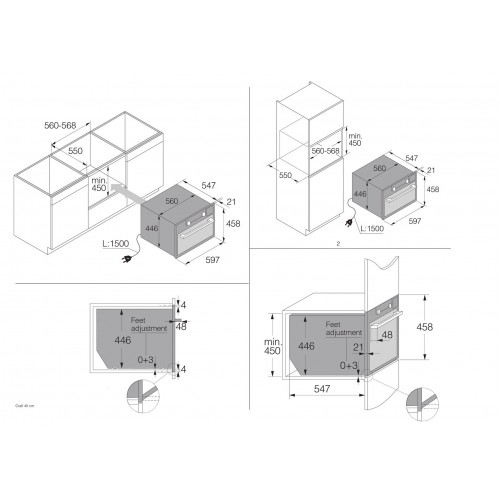 Электрический духовой шкаф ASKO OCM8464S (нержавеющая сталь) 2