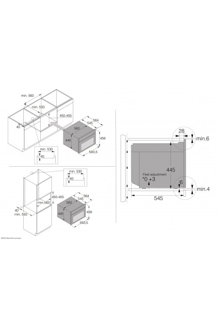 Электрический духовой шкаф ASKO OCS24BGH (черное стекло) 6
