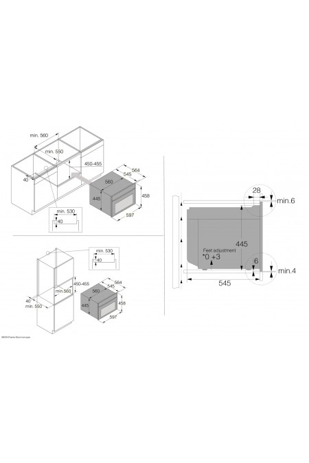 Электрический духовой шкаф ASKO OCS64BSH (черная сталь) 7
