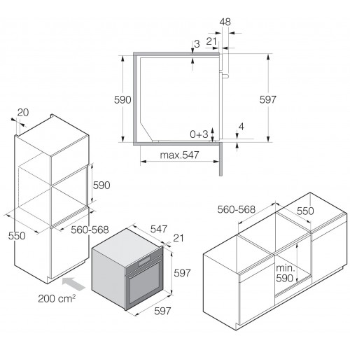 Электрический духовой шкаф ASKO OCS8664S (серебристый) 3