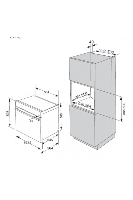 Электрический духовой шкаф ASKO OT26BGH (черный) 5