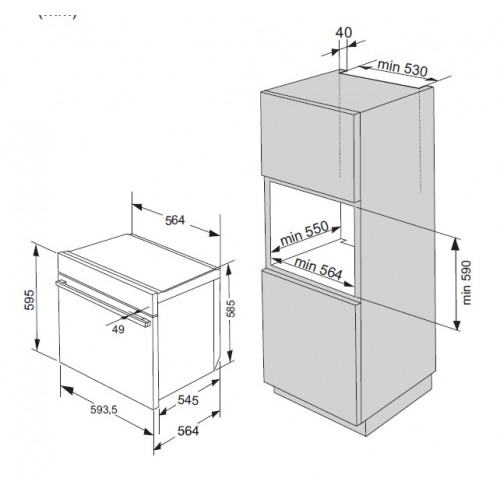 Электрический духовой шкаф ASKO OT26BGH (черный) 6