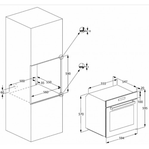 Электрический духовой шкаф Beko BBIE12300XD (серебристый) 6