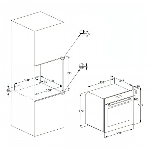 Электрический духовой шкаф Beko BBIM13300X (черный) 7