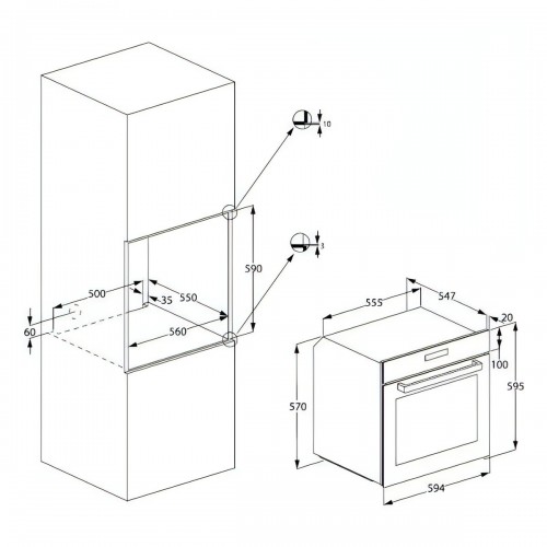 Электрический духовой шкаф Beko BBIM13400XCS (черный) 5