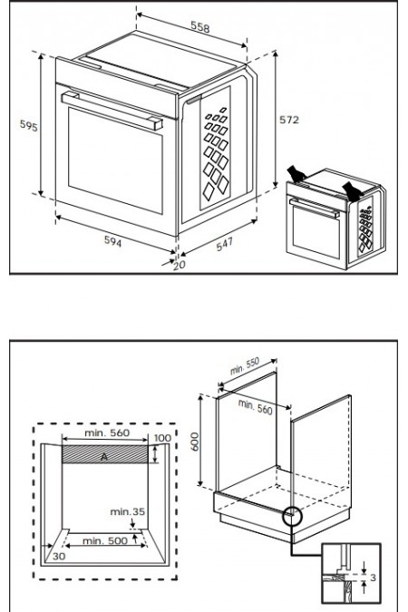 Электрический духовой шкаф Beko BIOM1531KXNC (нержавеющая сталь) 4