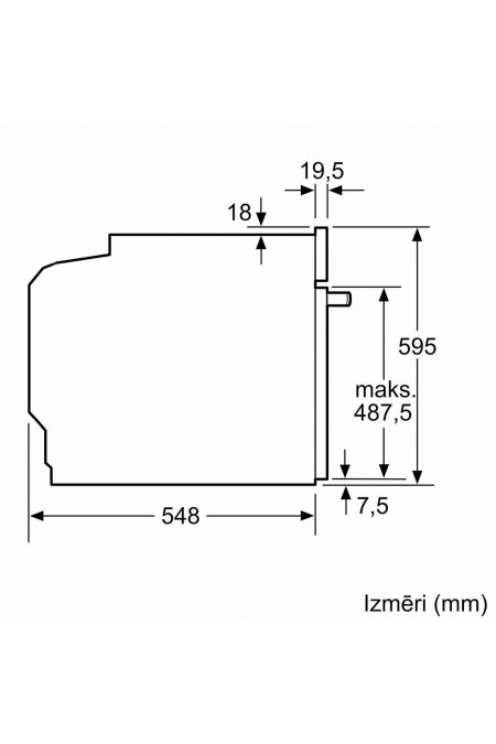 Электрический духовой шкаф Bosch HBG7221B1S (черный) 4