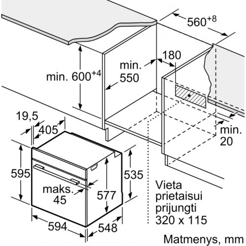Электрический духовой шкаф Bosch HBG9763B1S (черный) 2