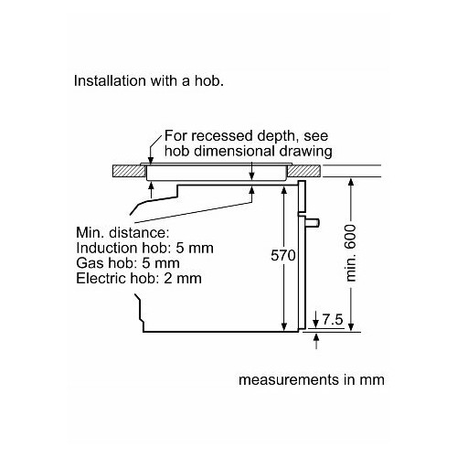 Электрический духовой шкаф Bosch HJG852YT0T (черный) 6