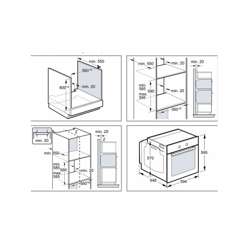 Электрический духовой шкаф Bosch HRG232EB3 (черный) 4
