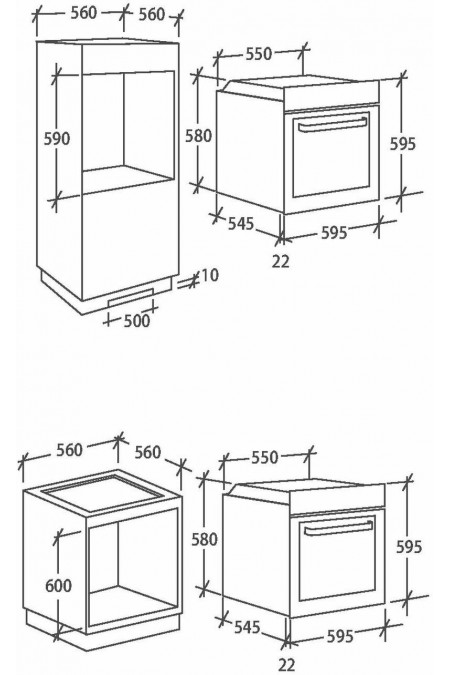 Электрический духовой шкаф Candy COS625WL (белый) 2